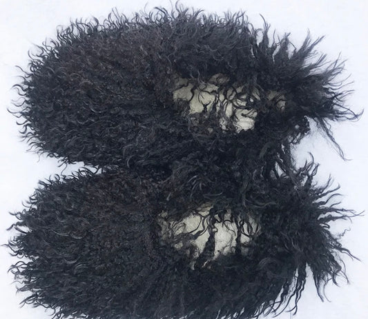 Hot 2024 🔥 Black Furry Slippers