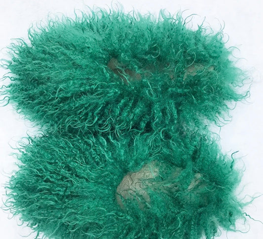 Hot 2024 🔥Green Furry Slippers